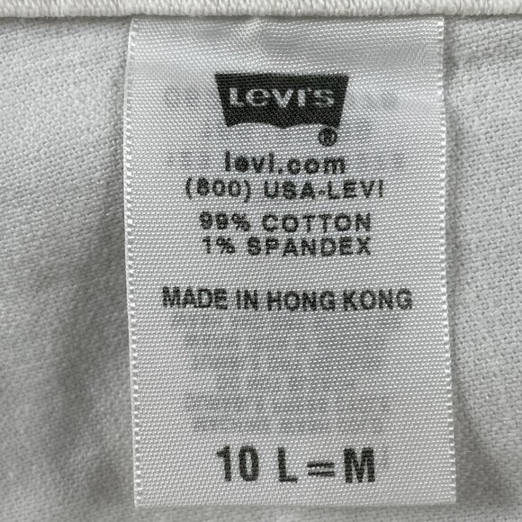 Y2K Levis 515 Womens 10 L Nouveau Bootcut White  Mid Rise Denim - Picture 5 of 10